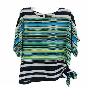 Chenault striped blouse. Medium.